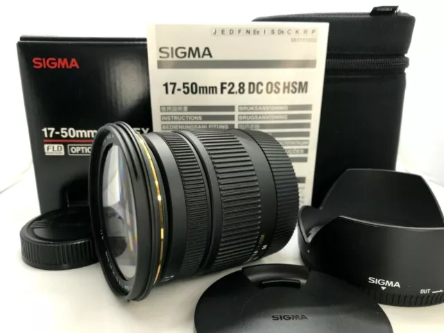 Sigma DC 17-50 mm f/2.8 HSM EX DC OS para lente AF digital Nikon Japón [TOP...