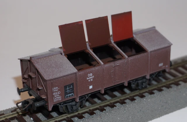 1:87 Ho Roco 47507 Wagon Plat le Obb Chargé Avec Fendt Tracteur Neuf en