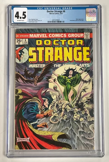 Doctor Strange #6 Marvel 1975 CGC 4.5