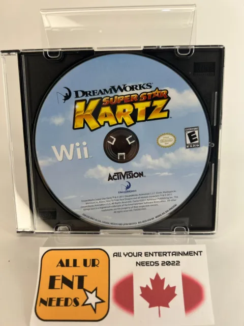 DreamWorks Super Star Kartz ( Nintendo Wii ) G disk only