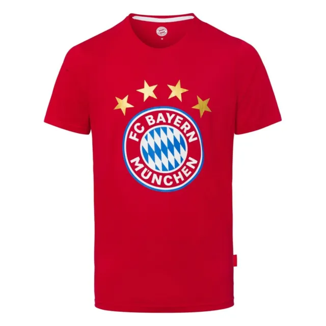 T-shirt Bayern Monaco ufficiale originale rossa FC Bayern Munchen adulto bambino
