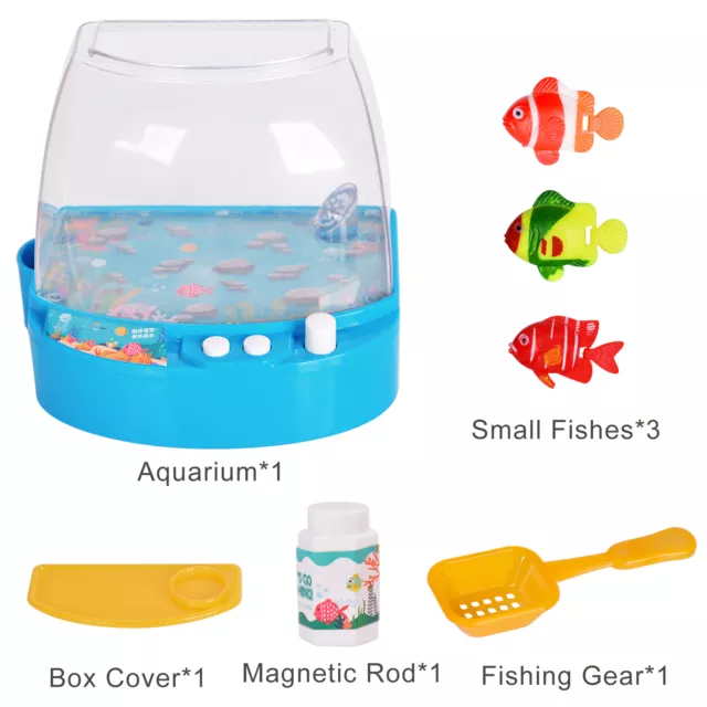 Artificial Aquarium Toy For Kids Virtual Electric Fish Tank Kids Fishing Toy 2