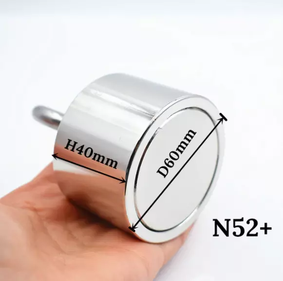 Neodymium Magnet Super Strong Round Rare Earth N52 Strongest 60x40mm Powerful