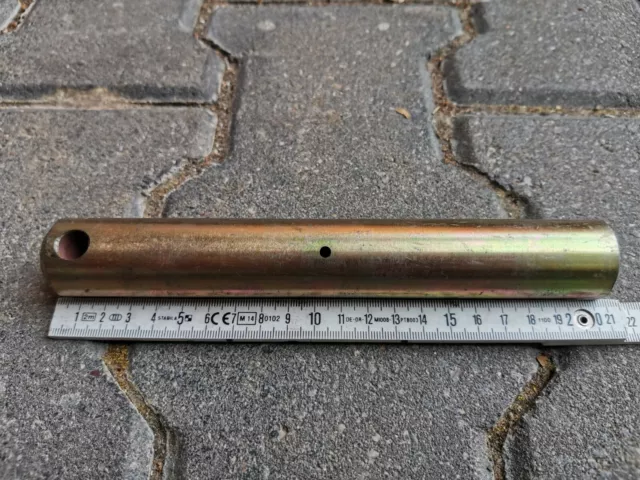 30 Mm Bolzen Für Minibagger Löffel Inkl. Schmiernippel - Länge 218 Mm