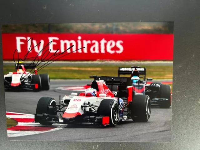 ​Will Stevens Hand Signed 12x8 Photo F1 Autograph Manor Marussia