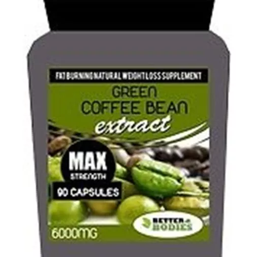 90 Strong Green Coffee Bean Extract Max 6000Mg Weight Loss Diet Pills  Bottle