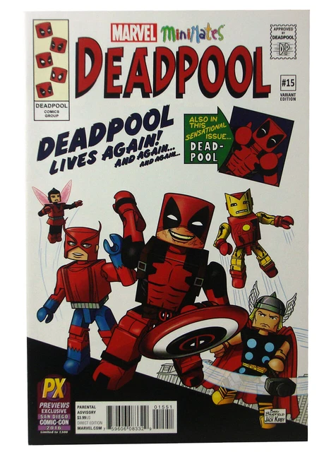 Deadpool #15 Minimates Variant SDCC San Diego Comic Con Exclusive Marvel 2016