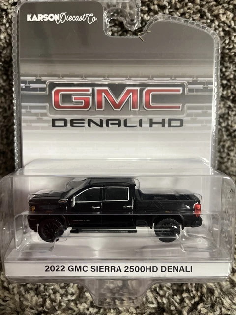 GreenLight 1:64 GMC Sierra 2500HD Denali - Blu Cromato Chase - Edizione Limitata Nuova In Scatola