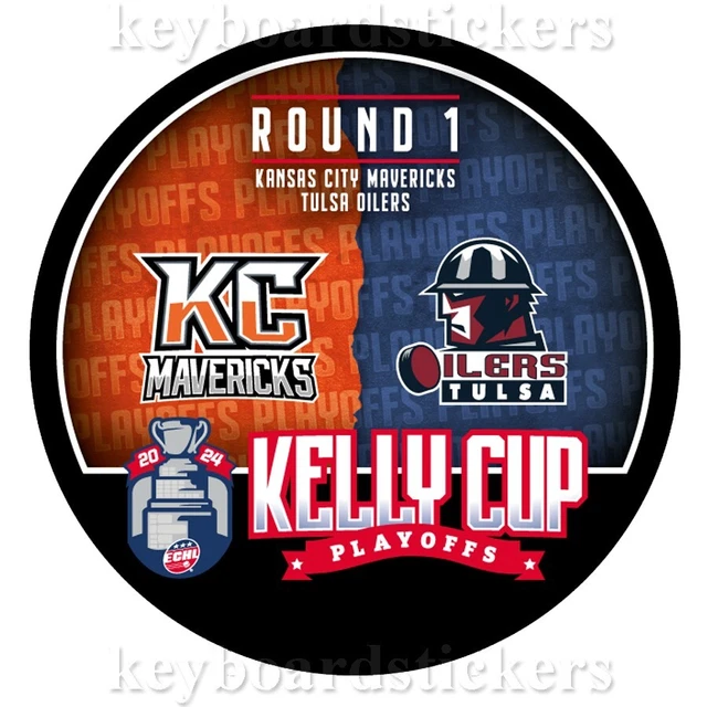 ECHL 2024 KELLY Cup Playoffs Dueling Puck Kansas City Mavericks vs