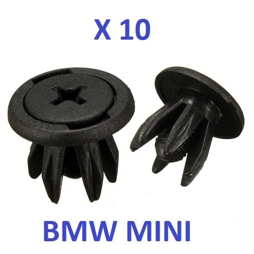 BMW MINI INNER Wheel Arch Liner Fasteners Clips Cooper S ,One,R50 R52