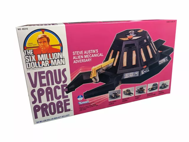 Kenner Six Million Dollar Man Venus Space Probe Reproduction Box