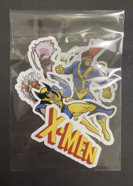 LOT OF 7 X-MEN MARVEL STICKER SET WOLVERINE ANIMATED SERIES 90s COMICS UNCANNY