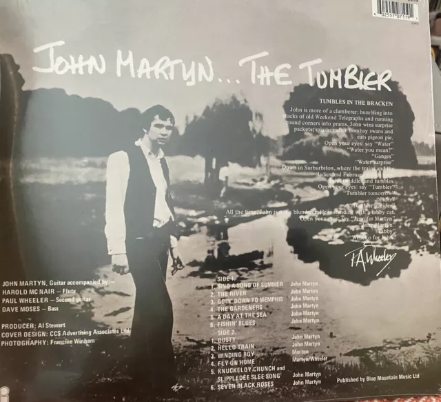 John Martin -The Tumbler Vinyl 12 Inch Album Brand New Still Sealed 1968 Classic