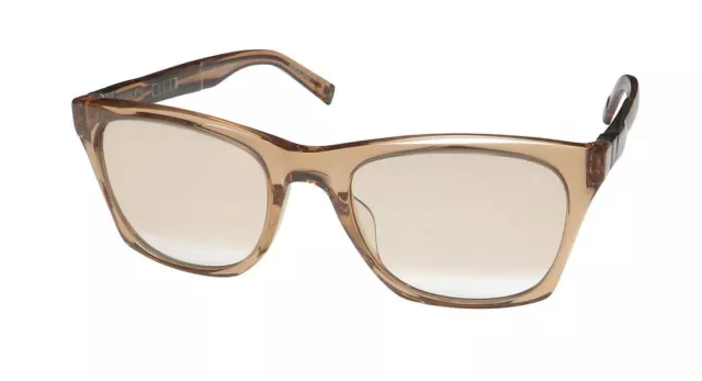 New John Varvatos V515 Sunglasses Mens Japan Full-Rim Crystal Brown Designer