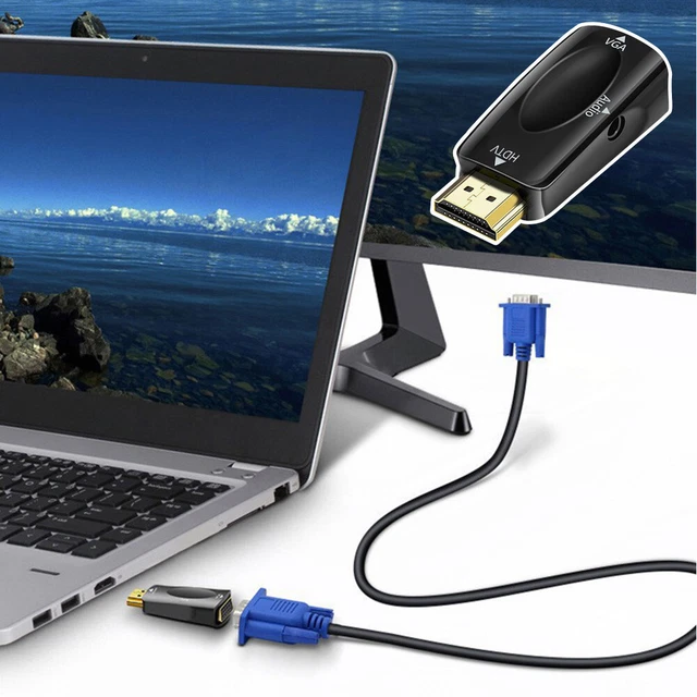 ADAPTATEUR MÂLE VERS Vga Femelle Compatible Hdmi Convertisseur De Câble