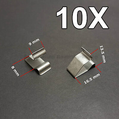 10X Sheet Metal Clamp, metal retaining clips, plug-in clips for Audi, VW, Skoda