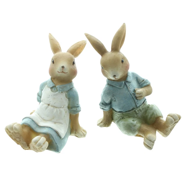 Salvare Set 2x Hase " Liesel & Anton ", 2er Set 2