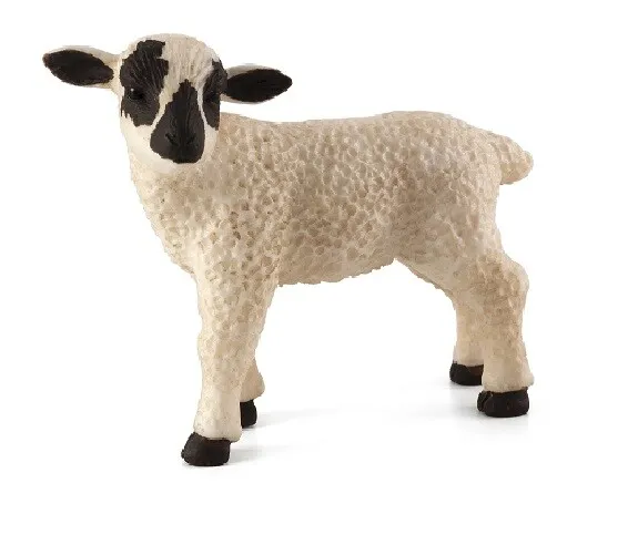 Mojo 387059N Scottish BLACKFACE Lamb Standing 2 3/8in Farm New Version