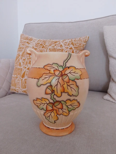 Art Deco Crown Devon Fielding's Vase, toller Zustand, groß und schwer