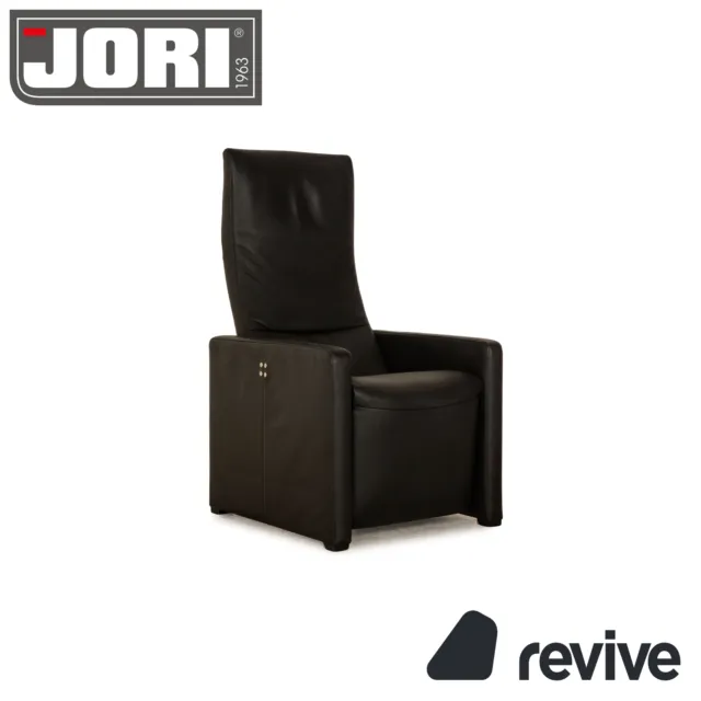 Jori JR 3170 Leather Armchair Black Electric Function