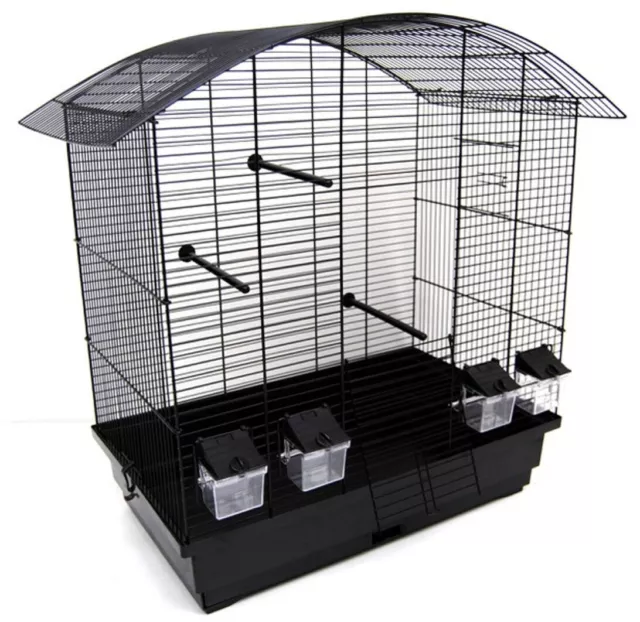 Bird Cage Budgie Canaries Exotic Birds Black