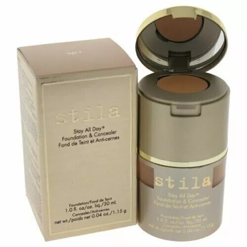 stila stay all day foundation & concealer 1oz espresso 15 BRAND NEW