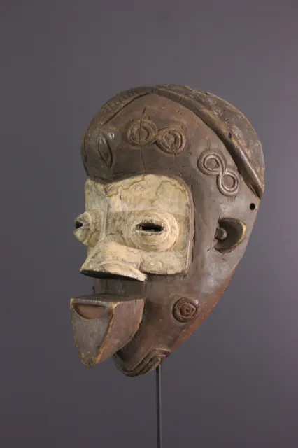 Lualua Mask African Tribal Art Africain Arte Africana Afrikanische Kunst **