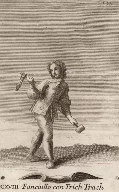 KLAPPER - Bonanni - Westerhout - Kupferstich 1716.