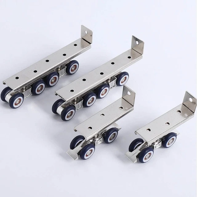 BUFFER RAIL TRACK Full Set Metal Door Rollers Kit Folding Door EUR 16 ...