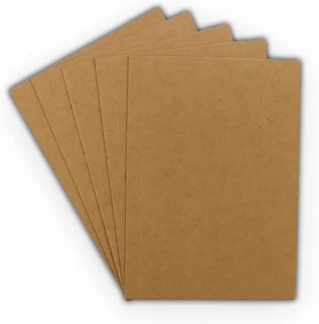 25 Ecoswift Chipboard Cardboard Scrapbook Craft Photo Pads Sheets 5.5X7 5.5 X 7