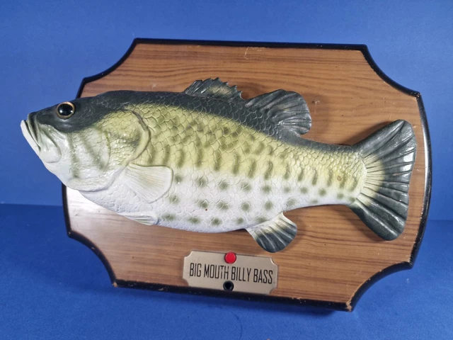 Poisson Chantant Squelette Big Mouth Billy Bones, Gemmy, Vintage, état Correct