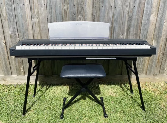 Yamaha P70 Digital Piano, Stand, Stool And Pedal Set