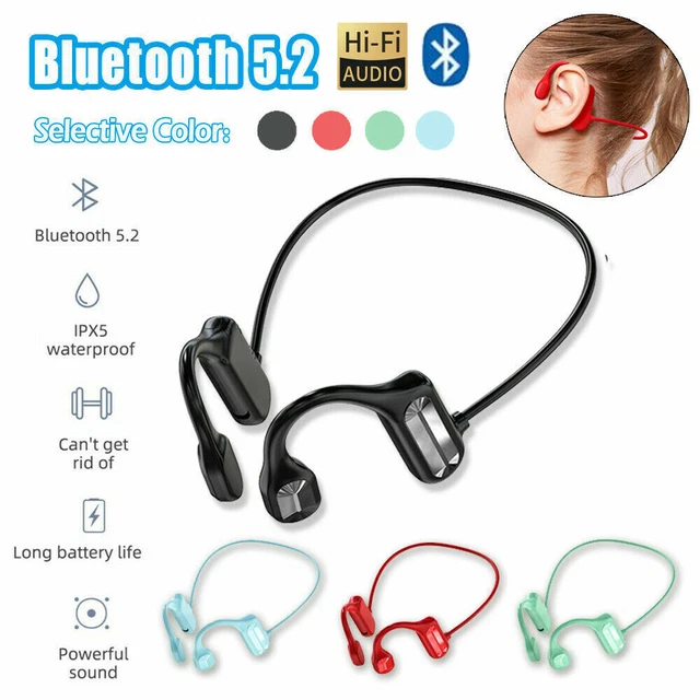 Outdoor Bone Conduction Headset Wireless Sport Open Ear Headphones for Bluetooth
