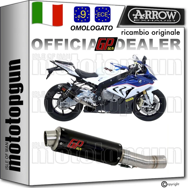 Pot D'échappement Arrow GP2 Pour Suzuki SV650 2017 - Inox, Chicane Amovible - Neuf