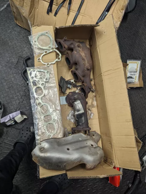 Nissan S15 OEM Exhaust Manifold, Heatshield And Elbow