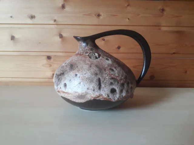 Ruscha, Keramik, Vase 313, Kurt Tschörner, Fat Lava, Krug