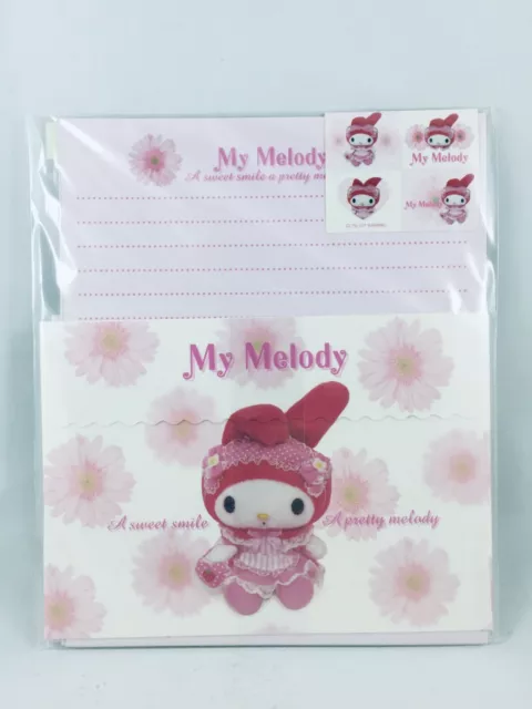 Sanrio My Melody letter set w/stickers 2007 NEW Japan