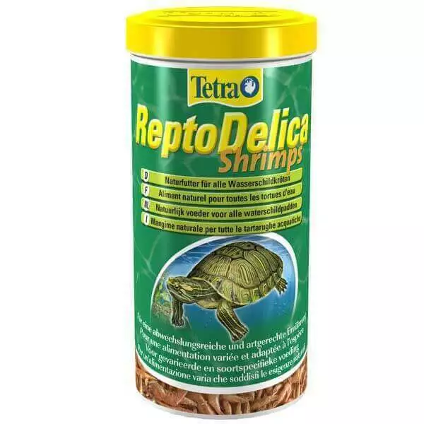 250 ml TETRA Repto Delica Shrimps Futter für alle Wasserschildkröten