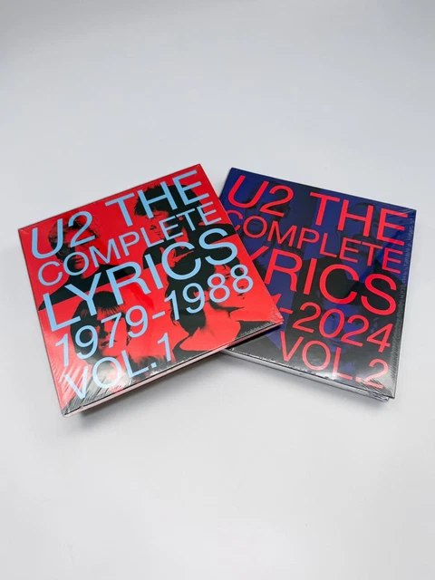 U2 THE COMPLETE Lyrics 1979-1988 Vol. 1 (2023) Fan Club Exclusive