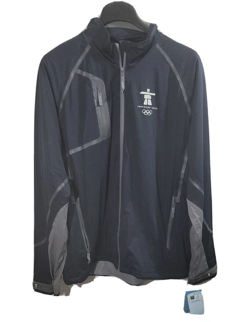 Elevate Official 2010 VANCOUVER WINTER OLYMPICS Canada Full Zip Jacket 2XL NEW