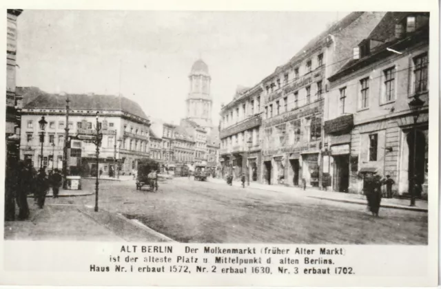 Historische Fotos aus einem Berliner Archiv - Molkenmarkt früher Alter Markt