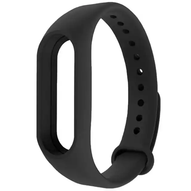 Braccialetto da Silicone Uomo Donna Compatibile con Xiaomi Mi Band 3 4 Nero