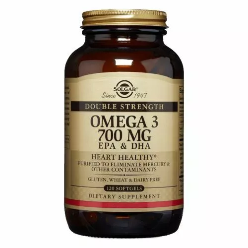 Double Strength Omega-3 700 MG 120 Capsule Morbide Da Solgar