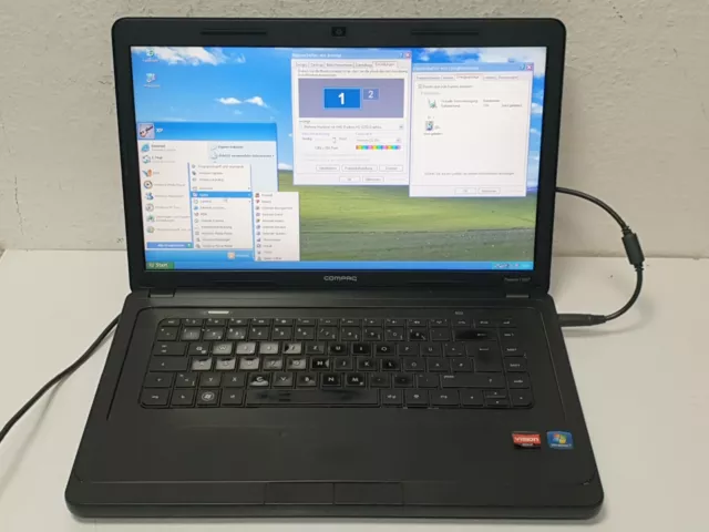 HP Compaq CQ57 AMD Windows XP Pro Notebook 1,00GHz 500GB 4GB Laptop 15,6" Retro