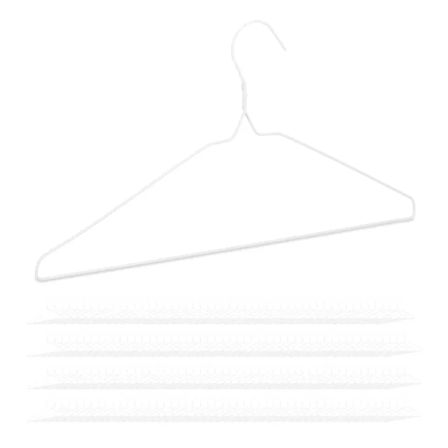 200x stampelle metalliche per abiti, grucce per camicie, pantaloni e gonne