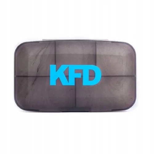 KFD PILLBOX - BOX FÜR TABLETTEN / KAPSELN 30 ML GRAUTÖNE, blitz UPS