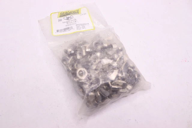 (50-Pk) SeaChoice Wing Nut Stainless Steel 5/16-18 SC1373