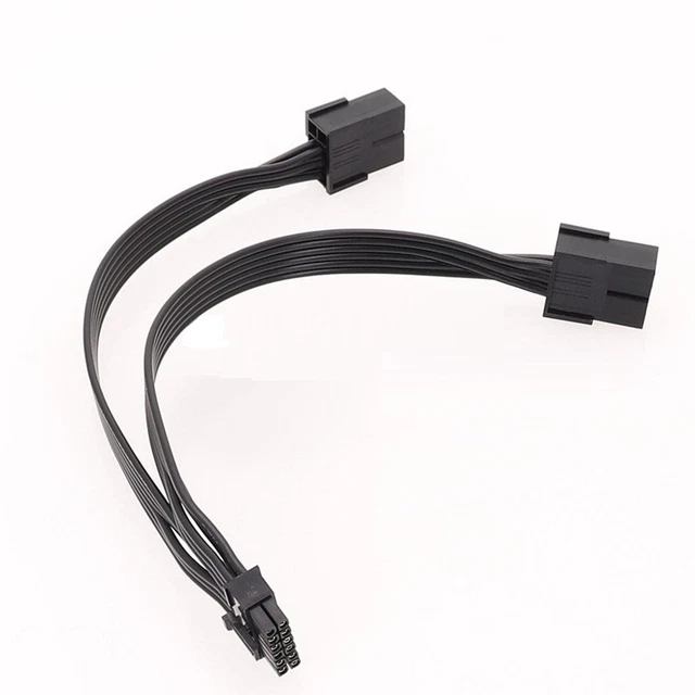 Câble Adaptateur Secteur 8 Broches Vers 2x PCIe 8 Broches (6+2) – Pour Alim Ultra X4 – Neuf
