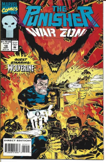 The Punisher War Zone #19 Marvel Comics 1993 Bagged / Boarded