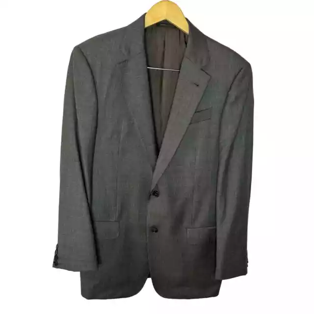 Armani Collezioni G Line Virgin Wool Suit Jacket Blazer Jacket Grey Men's 38